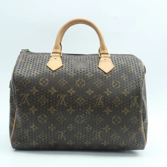 100% Authentic Louis Vuitton Speedy 30 Brown Monogram Canvas Hand Bag - Picture 2 of 12